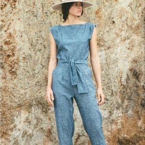 NEW OZMA of California Skinny Matador Jumpsuit